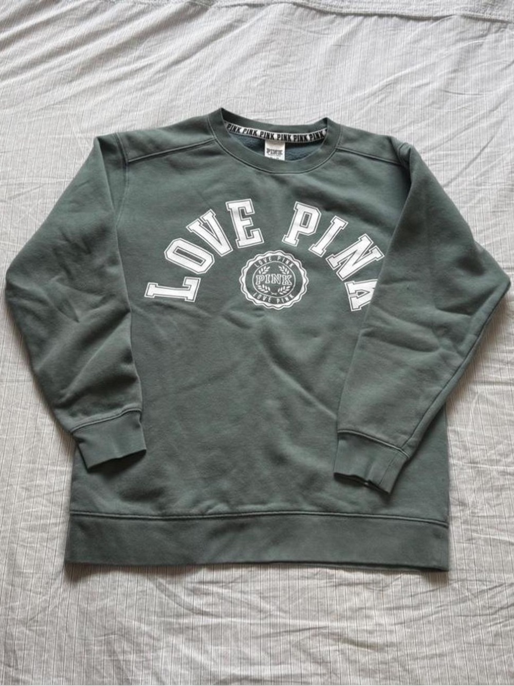 PINK Victoria's Secret Mint Green Crewneck Sweatshirt